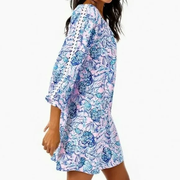 Lilly Pulitzer Remmy Tunic Dress Magnolia Lilac A Little Jelly M - Picture 4 of 12